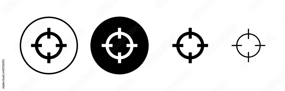 Target icons set. Target vector icon. goal icon. marketing target. Aim Target icons set. Target vector icon. goal icon. marketing target. Aim