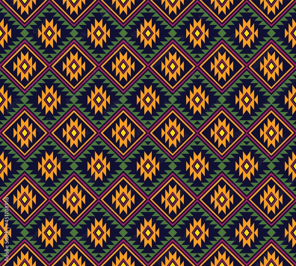 Ethnic fabric texture pattern Abstract Geometric Vector Aztec oriental illustration retro embroidery repeating Ethnic fabric texture pattern Abstract Geometric Vector Aztec oriental illustration retro embroidery repeating