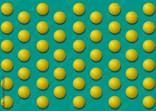 background with yellow balls