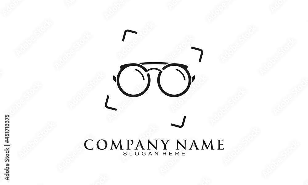 Focus glasses logo design Focus glasses logo design