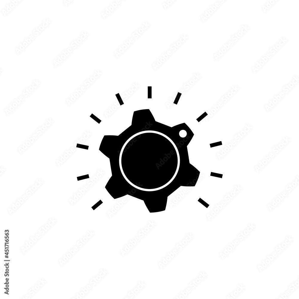 knob icon illustration design
