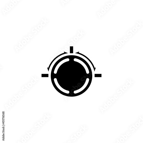 knob icon illustration design