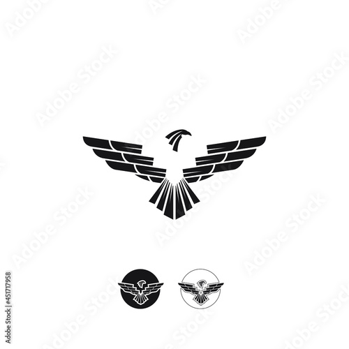 Eagle Logo design. vector icon illustration inspiration