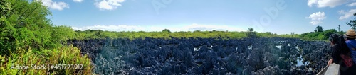 blue sky rocks