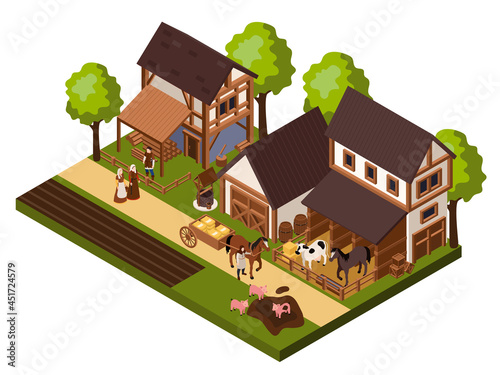 Medieval Rural Architecture Concept