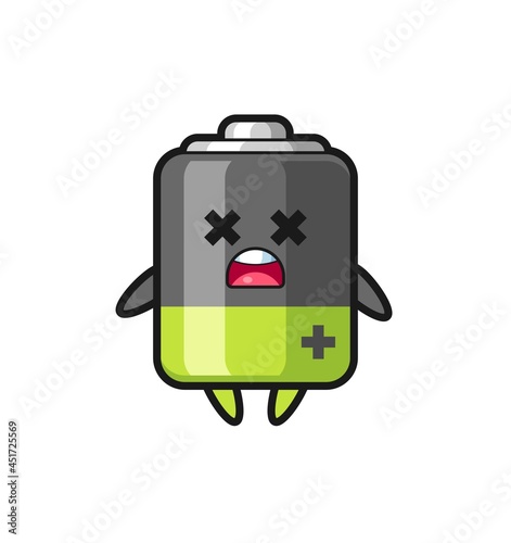 the dead battery mascot character