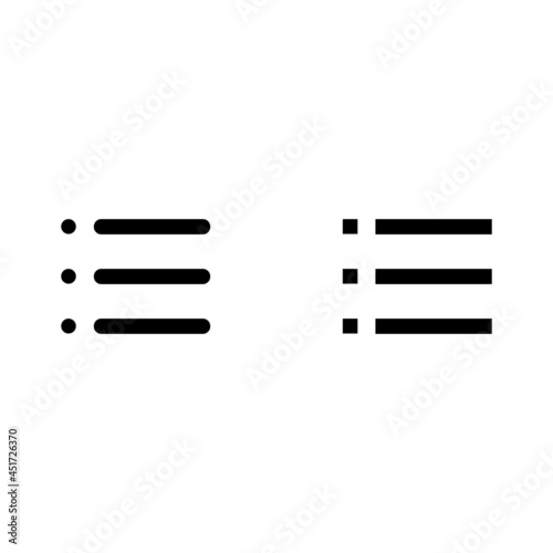 Menu List icon
