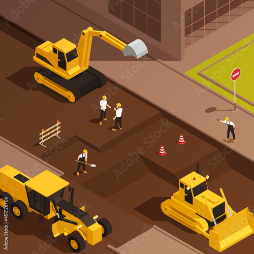 Street Construction Machinery Composition