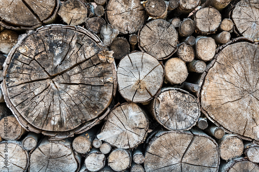 Naklejka premium stack of wood