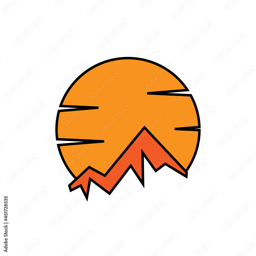 mountain logo vector simpel icon mountain logo vector simpel icon