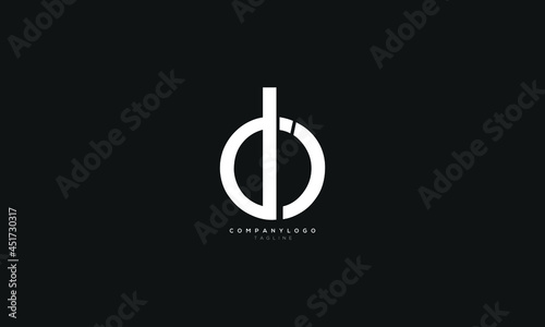 DI, ID, Abstract initial monogram letter alphabet logo design photo