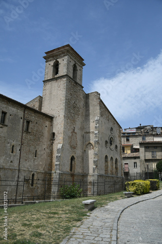 The ancient monastery in San Giovanni in Fiore, a medieval village in the Cosenza province.