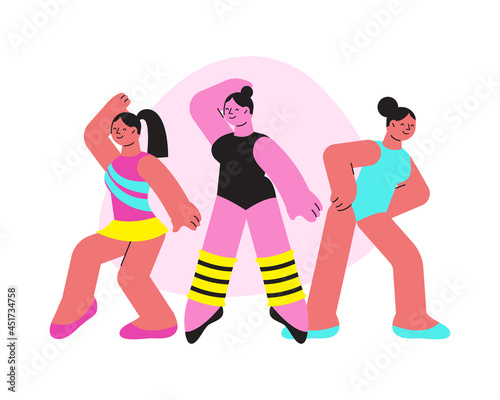 Contemporary Dance Girls Composition