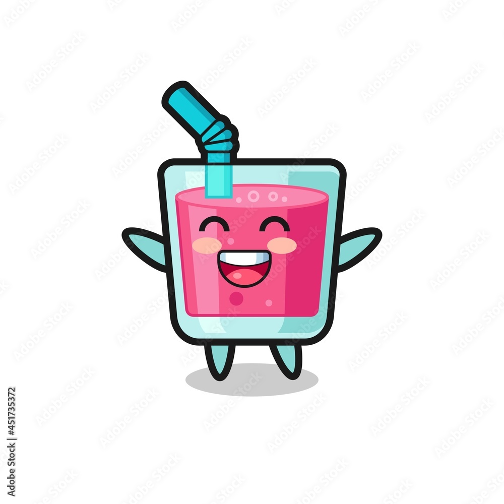 happy baby strawberry juice cartoon character happy baby strawberry juice cartoon character
