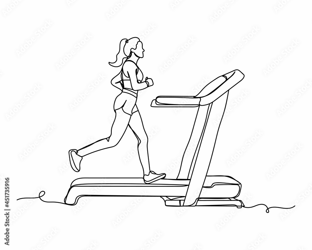 Autocad drawing Treadmill device for walking or running dwg