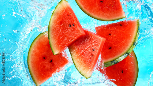 Fresh piece of water melons...