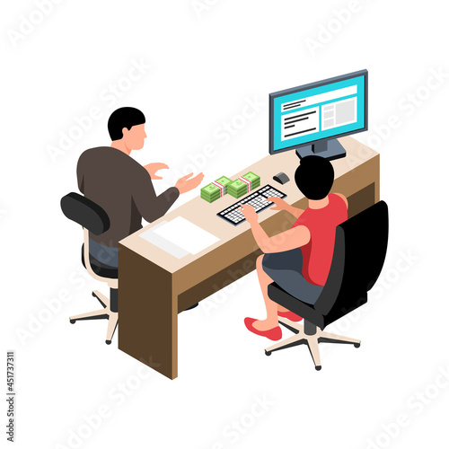 Bank Office Consultation Composition