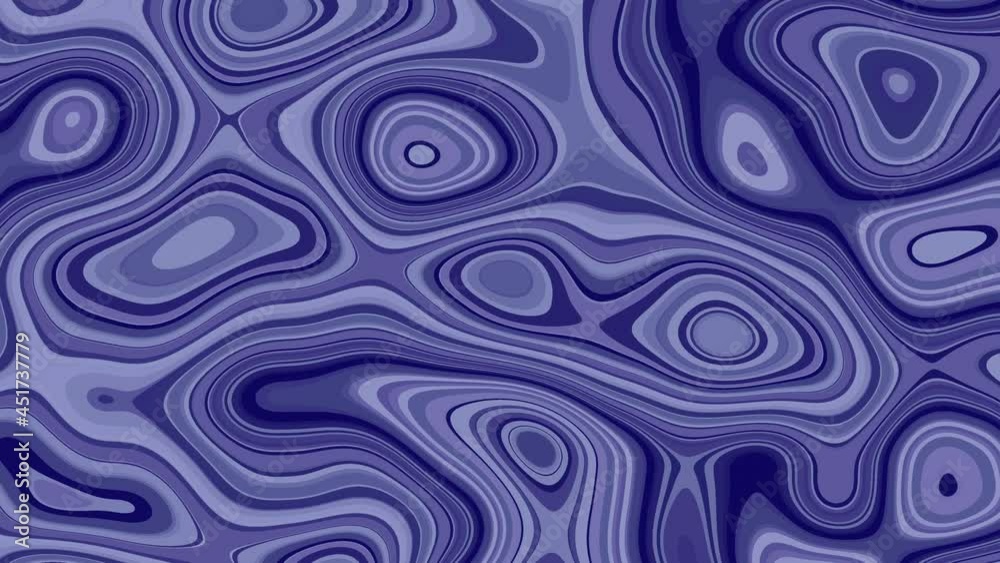 60's 70's Pop-Art big abstract background animation, inspired by lava lamps and hippie culture with colours: blue, indigo.