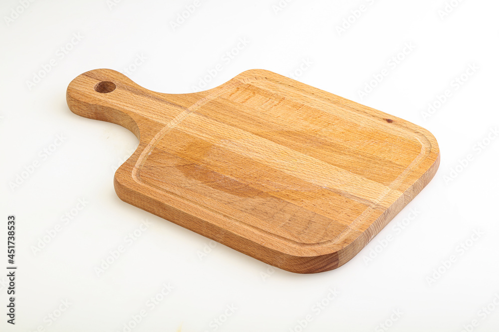 Wooden board for kitchen isolated Wooden board for kitchen isolated