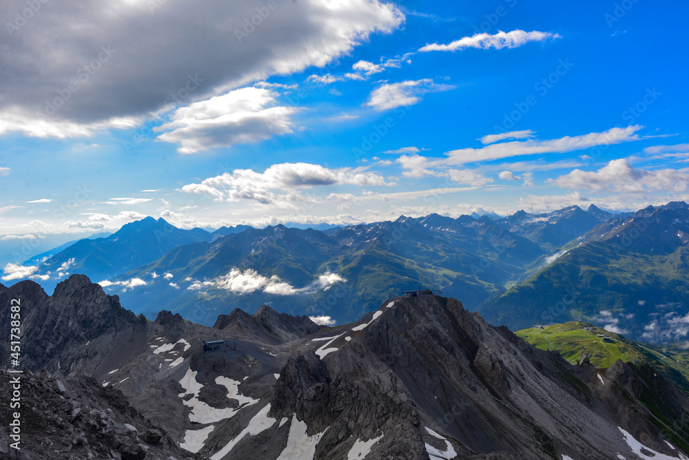 Obraz premium Valluga / Lechtaler Alpen in Tirol/Vorarlberg