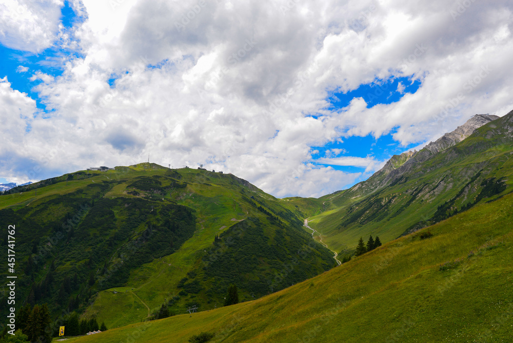 Obraz premium Valluga / Lechtaler Alpen in Tirol/Vorarlberg