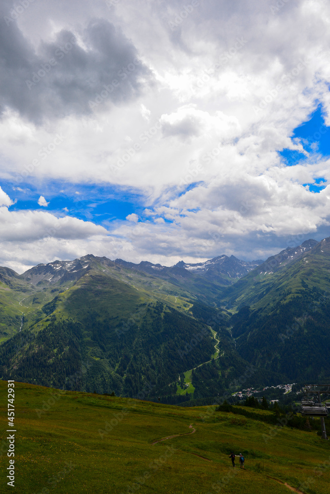 St. Anton am Arlberg / Die Verwallgruppe in Tirol, Österreich