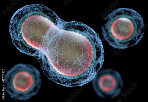 Biotechnology, conceptual illustration photo
