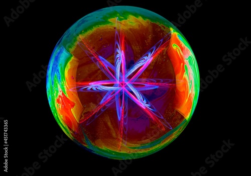 Particle physics, conceptual image