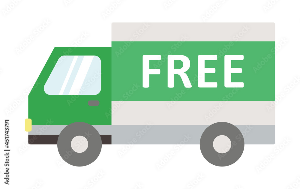 トラックのイラスト FREE トラックのイラスト FREE