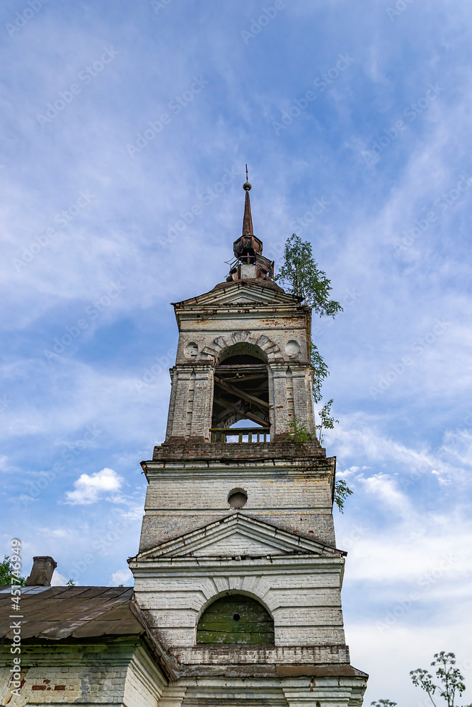 the old orthodox bell tower