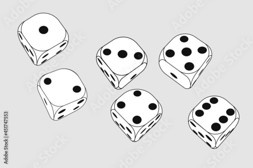 game dice icons