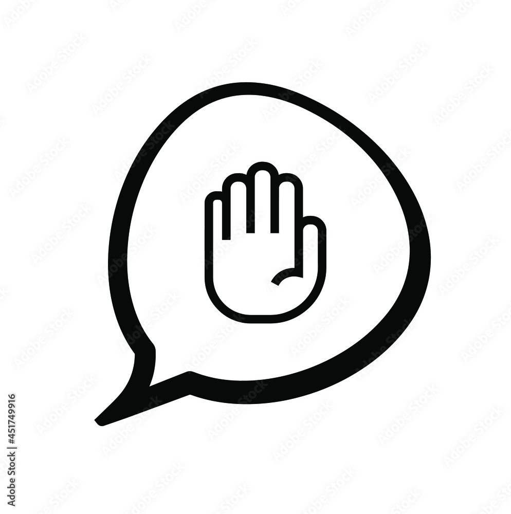 Obraz premium hand holding stop sign 