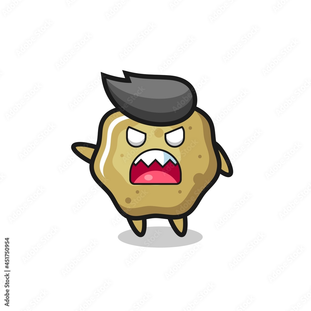 cute loose stools cartoon in a very angry pose cute loose stools cartoon in a very angry pose