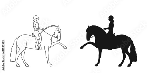 Horse icon symbol sign vector