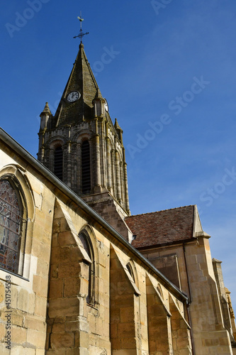 Conflans Sainte Honorine; France - february 21 2021 : Saint Maclou church