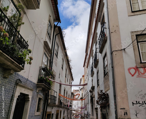 Coimbra, Portugal, street in old town