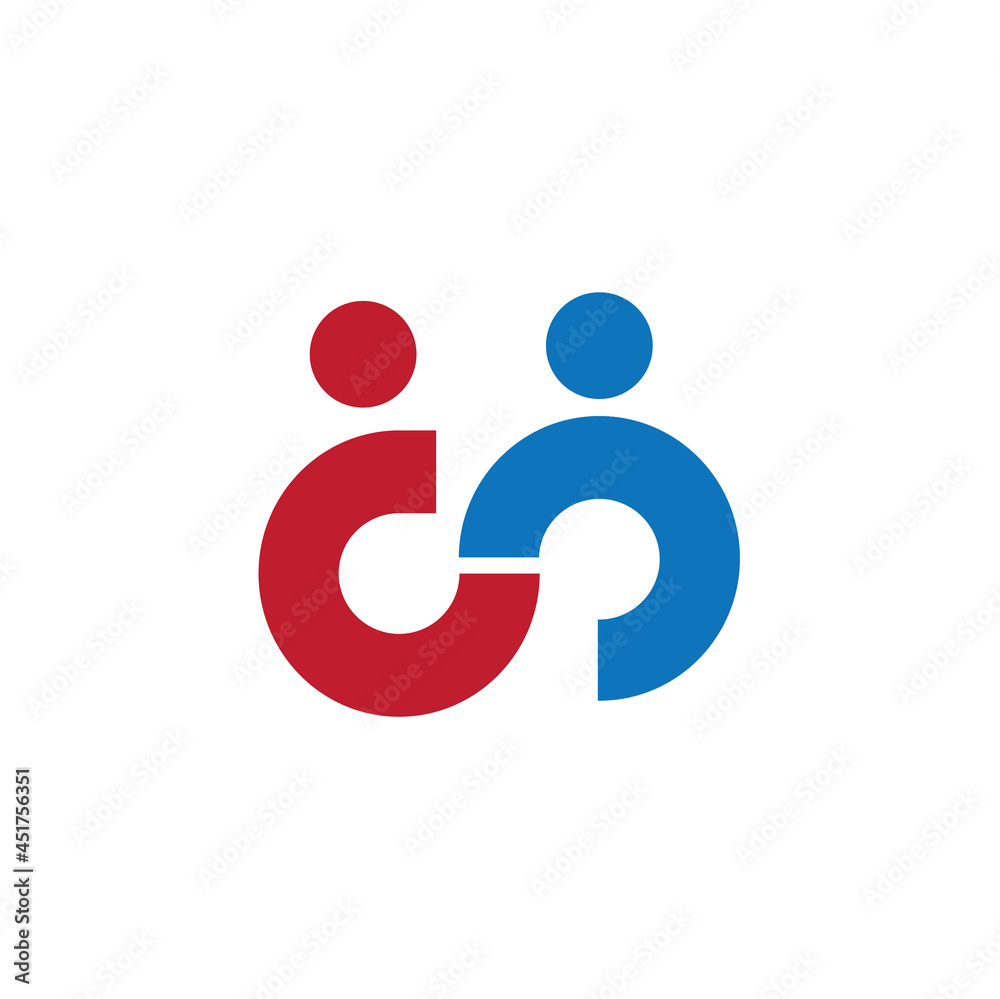 Community Design Logo. Initial Letter CO For Company Community Design Logo. Initial Letter CO For Company