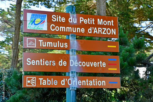 Arzon, France - june 6 2021 : Port du Crouesty