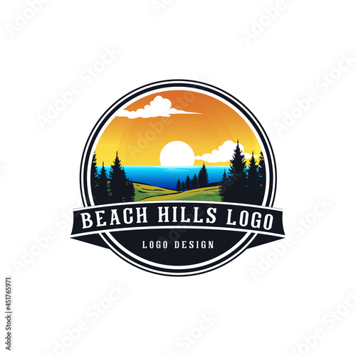 Wallpaper Mural BEACH HILLS LOGO DESIGN VECTOR Torontodigital.ca