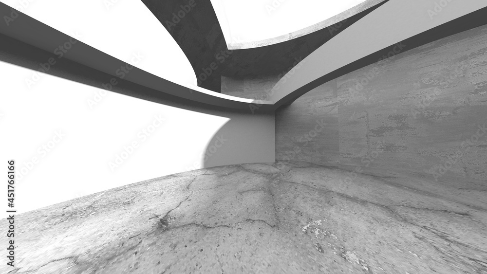 Abstract architecture interior background. Empty concrete room Abstract architecture interior background. Empty concrete room