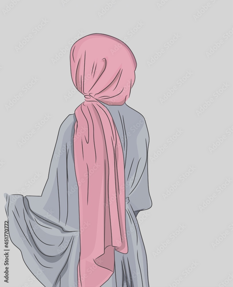 illustration of a person in a background illustration of a person in a background