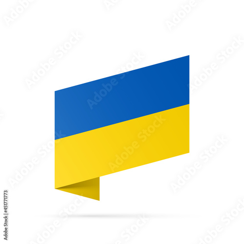 Free Download Ukraine flag state symbol isolated on background national banner. Greeting card National Independence Day of the republic of Ukraine. Illustration banner with realistic state flag. - GFXLoad