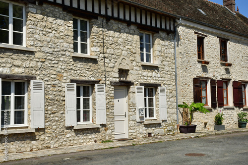 Montchauvet  France - july 20 2021   picturesque village