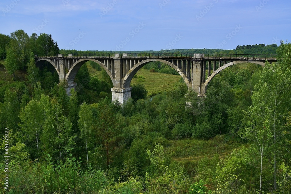 An old 100-year-old viaduct