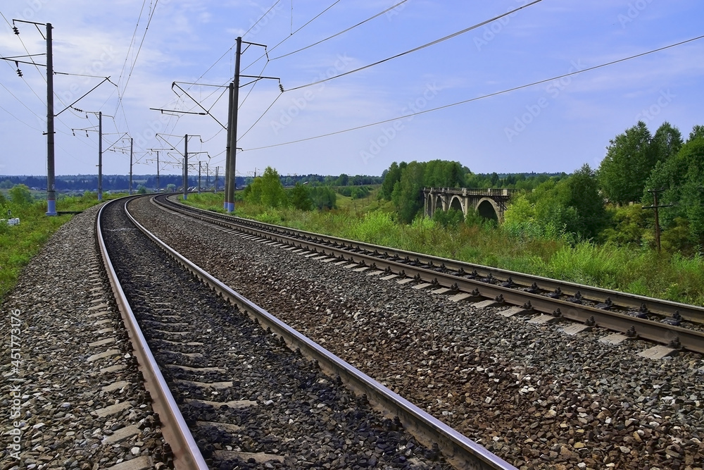 An old 100-year-old viaduct