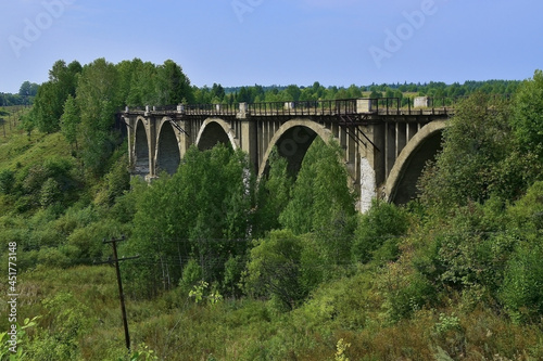 An old 100-year-old viaduct
