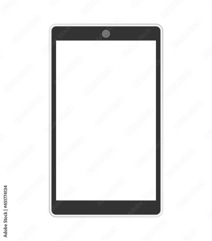 Tablet mockup with empty blank screen black frame design Tablet mockup with empty blank screen black frame design
