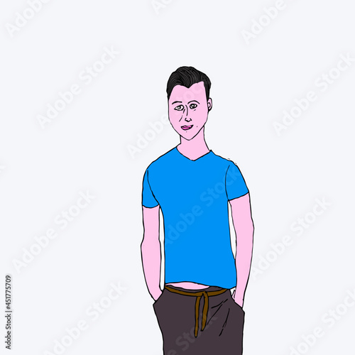 Ben,Zeichenfigur, Mann, 
