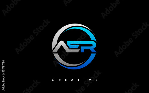 AER Letter Initial Logo Design Template Vector Illustration photo