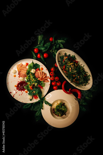 plate with food